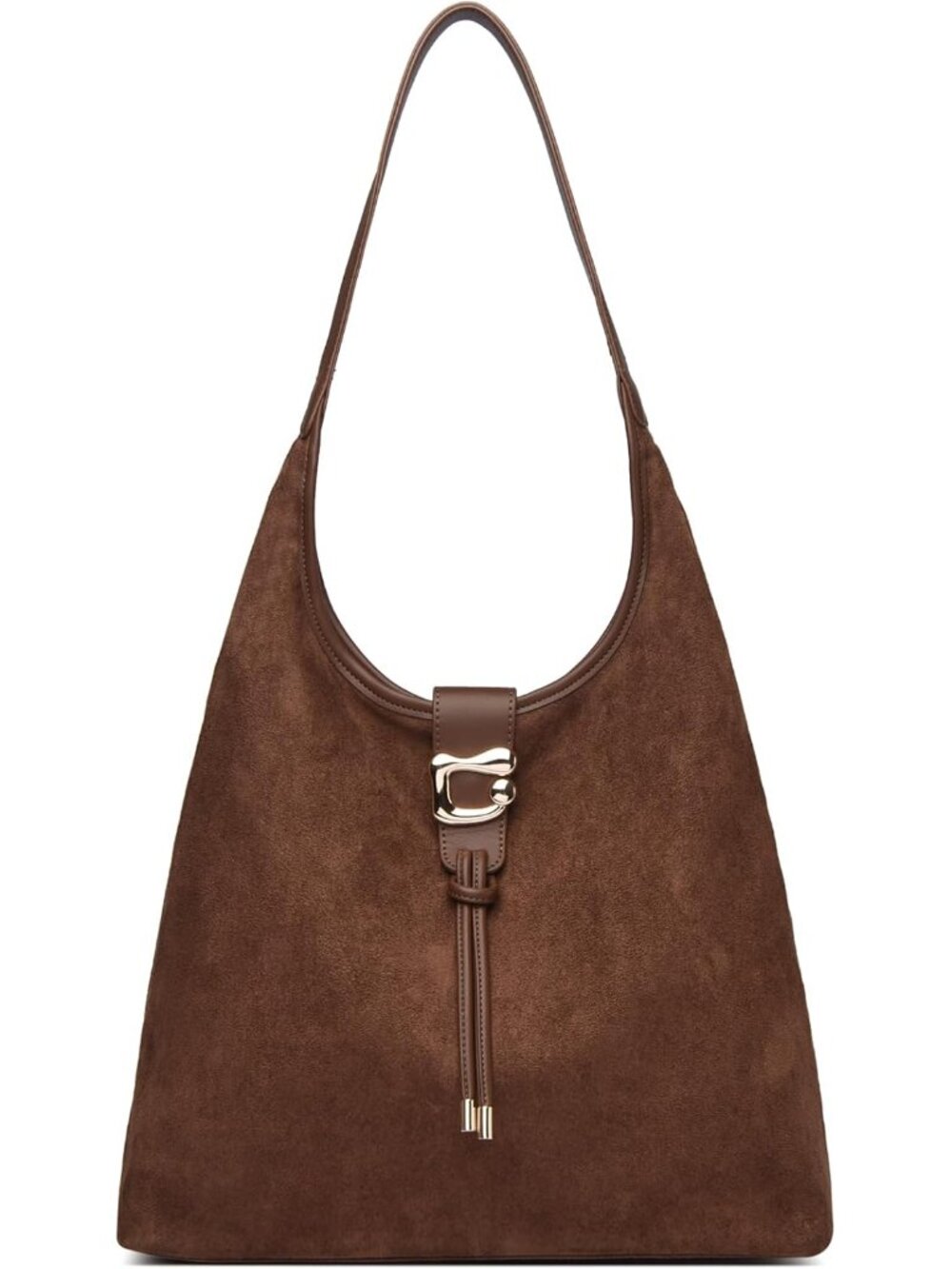 Suede Hobo Bags for Women Large Slouchy Shoulder Purse Soft Faux Suede Tote Bag